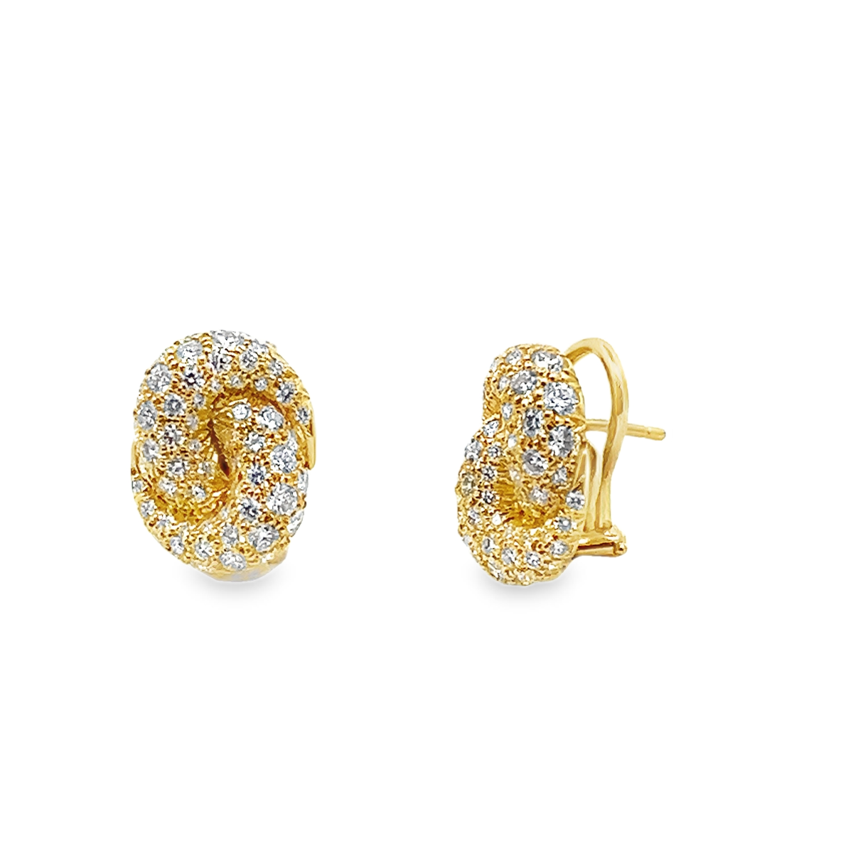 Suna Diamond Swirl Earrings