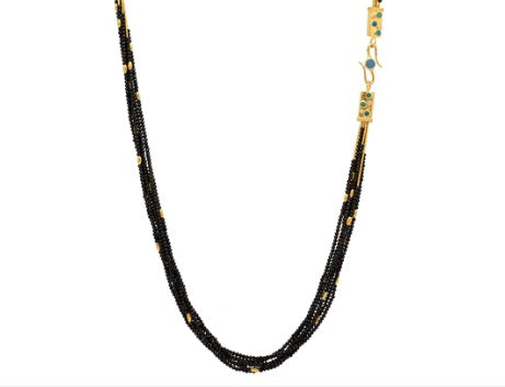 Gurhan Rain Black Spinel Necklace