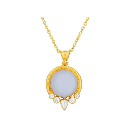 Gurhan Muse Blue Chalcedony Pendant