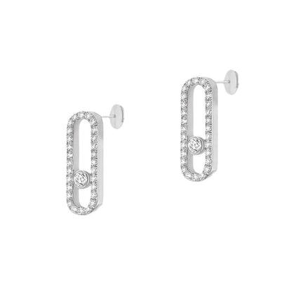 Messika Move Uno Pavé Diamond Studs