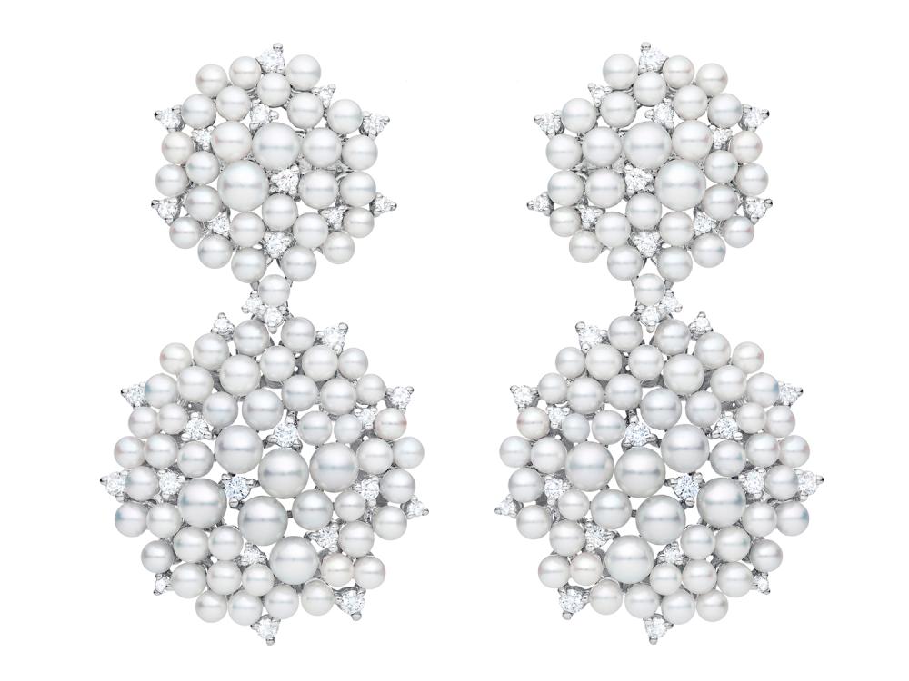 Paul Morelli Lagrange Pearl and Diamon Drop Earrings