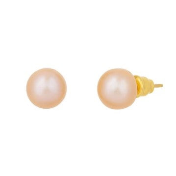 Oyster Gold one of a kind stud earrings in 22K yellow gold, featuring